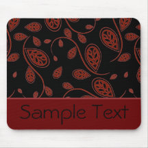 Estampado de flores Mousepad