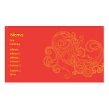 Estampado de flores - negocio tarjetas de negocios