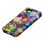 Estampado de flores romántico colorido del vintage iPhone 5 Case-Mate carcasa