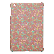 Estampado de plores del chino tradicional iPad mini carcasa