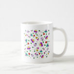 estampado de plores que remolina colorido Armenio- Tazas De Café