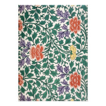 Estampado de plores retro comunicado