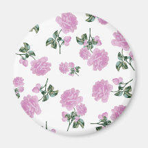 Estampado de plores rosa claro de los rosas en bla iman