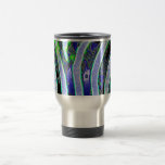 Estampado de zebra azul tazas
