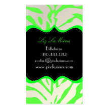 Estampado de zebra descarado de PixDezines Plantillas De Tarjetas De Visita