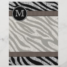 Estampado de zebra flyer a todo color