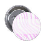 Estampado de zebra rosado, modelo animal pin