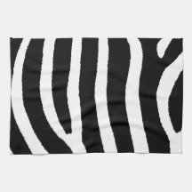 Estampado de zebra toallas