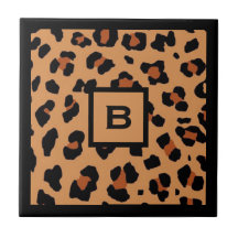 Estampado leopardo tejas  ceramicas