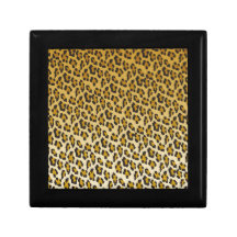 Estampado leopardo cajas de joyas