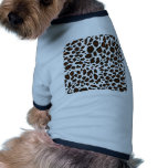 Estampado leopardo camisetas mascota