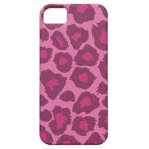 Estampado leopardo rosado iPhone 5 Case-Mate protectores