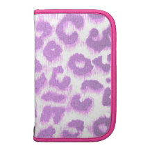 Estampado leopardo rosado organizador