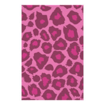 Estampado leopardo rosado  papeleria