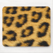 Estampado leopardo tapete de raton