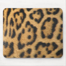 Estampado leopardo tapete de raton