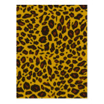 Estampado leopardo tarjeta postal
