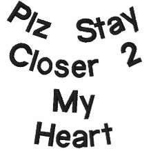 Estancia más cerca 2 del PLZ mi corazón Camiseta Polo Bordada