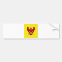 Estándar real de Tailandia Etiqueta De Parachoque