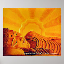 Estando Buda Poster