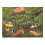 ESTANQUE DE PECES TARJETAS POSTALES