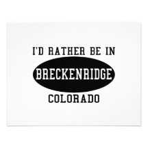 Estaría bastante en Breckenridge, Colorado Invitacion Personal