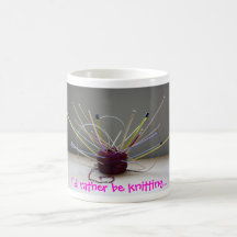 Estaría haciendo punto bastante… taza de café