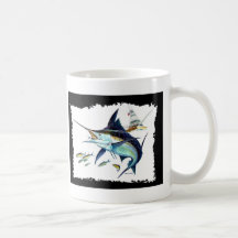 ¡Estaría pescando bastante! Taza