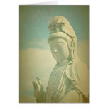 Estatua de Buda Antiqued Tarjetón