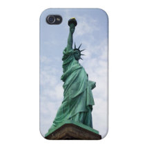 Estatua de la libertad - caja del teléfono iPhone 4 protector