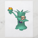 Estatua de la libertad flyer personalizado