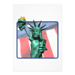 Estatua de la libertad invitacion personalizada