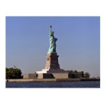Estatua de la libertad, puerto de Nueva York, New  Tarjeta Postal