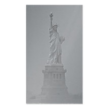 Estatua de la libertad plantillas de tarjetas personales