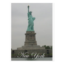 Estatua de la libertad tarjeta postal