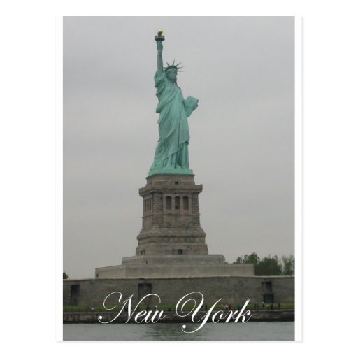 Estatua de la libertad tarjeta postal