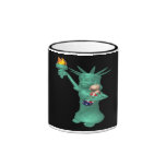 Estatua de la libertad tazas de café