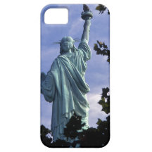 Estatua de la libertad - visión trasera iPhone 5 funda