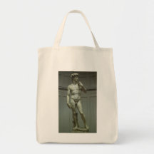 Estatua de mármol del renacimiento de David de Mig Bolsa De Mano