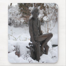 Estatua de Peter Pan Tapetes De Ratones