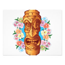 Estatua de Tiki del dibujo animado Comunicado Personal