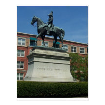Estatua de William Henry Harrison Postal
