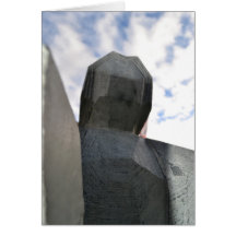 estatua del ángel tarjeta