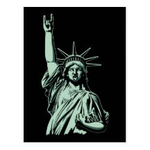 Estatua del metal postal