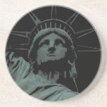 Estatua del práctico de costa de Nueva York del re Posavasos Personalizados