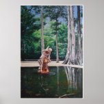 Estatua en Jardin de Botanica, Río de Janeiro Poster