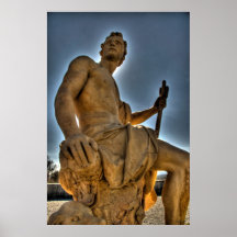 Estatua oscura posters