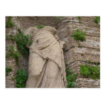 Estatua romana postal