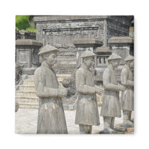 Estatuas de piedra de la tumba imanes