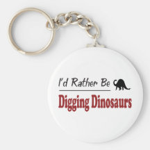 Esté cavando bastante dinosaurios llavero